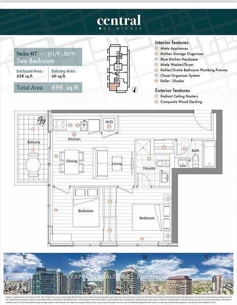 38 Widmer Street, Unit 1507