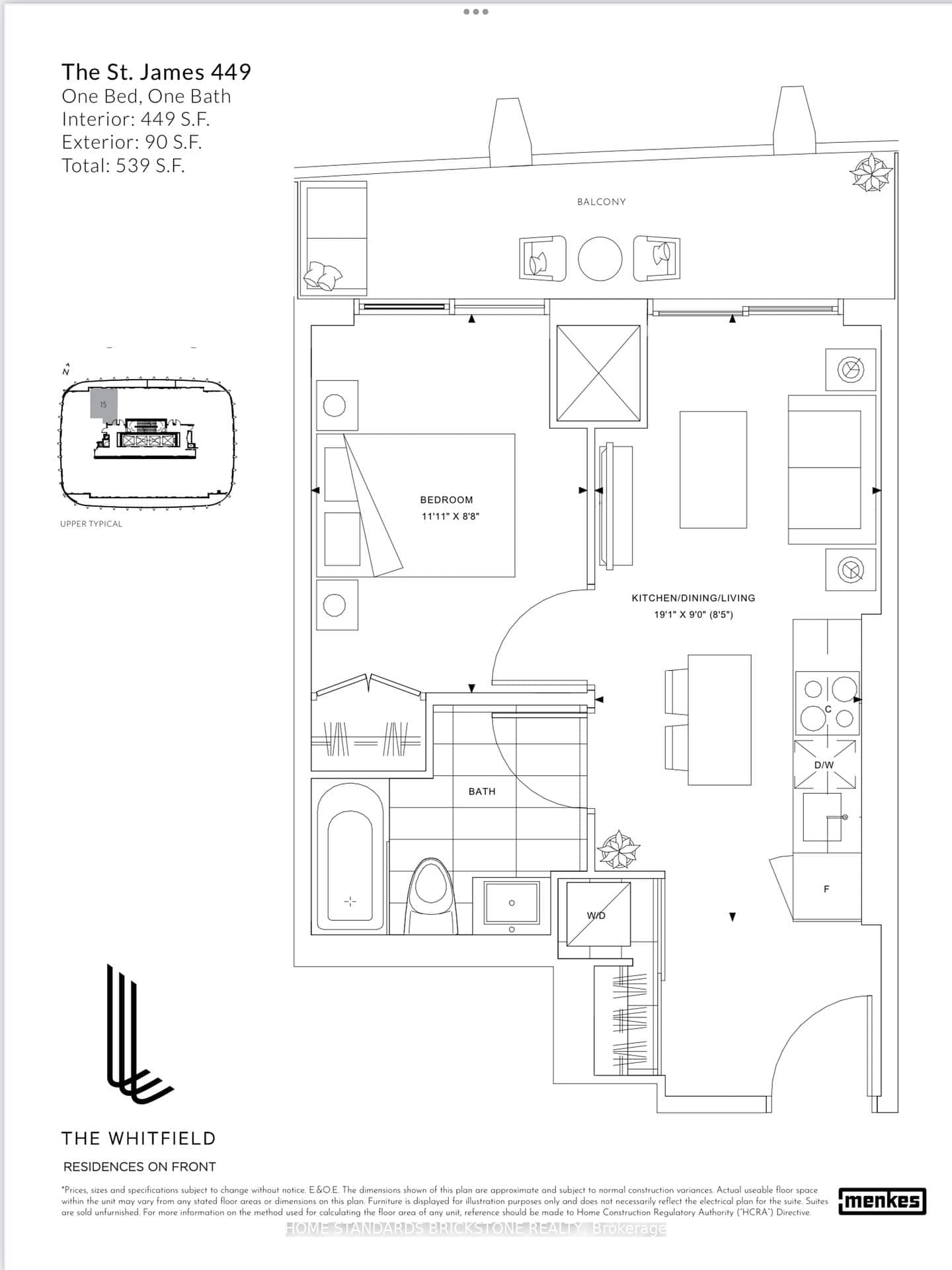 #1715 - 180 Front Street E