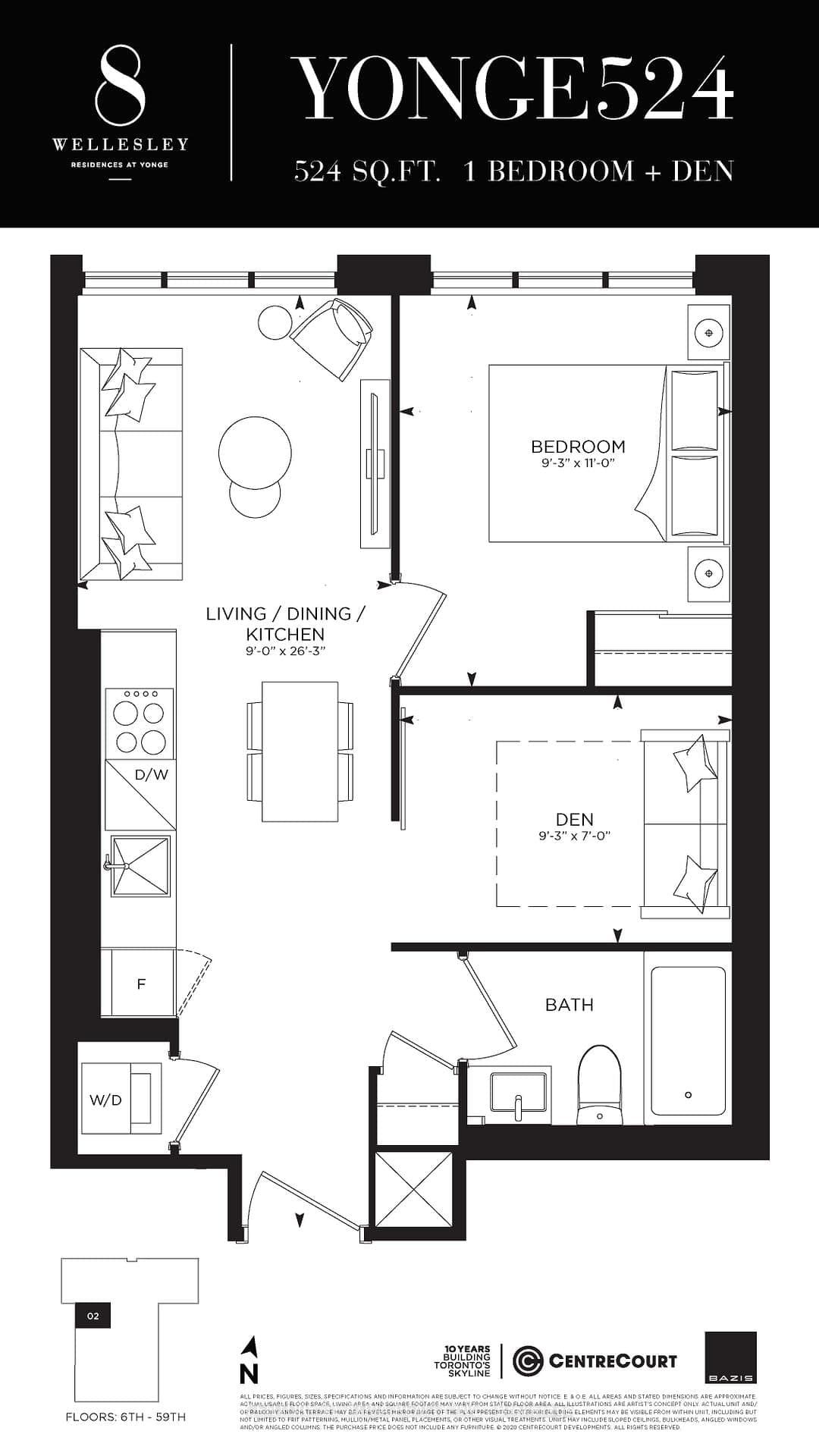 #3602 - 8 W Wellesley Street
