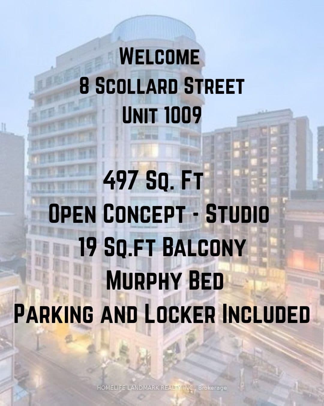 #1009 - 8 Scollard Street