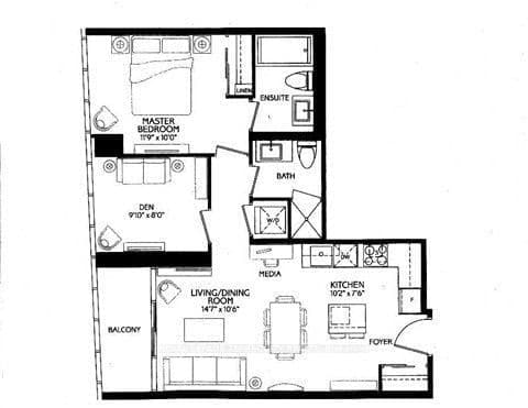 11 Bogert Avenue, Unit 1205