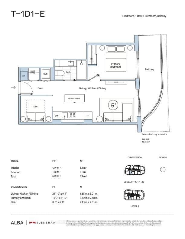 1 Fairview Road E, Unit 2512