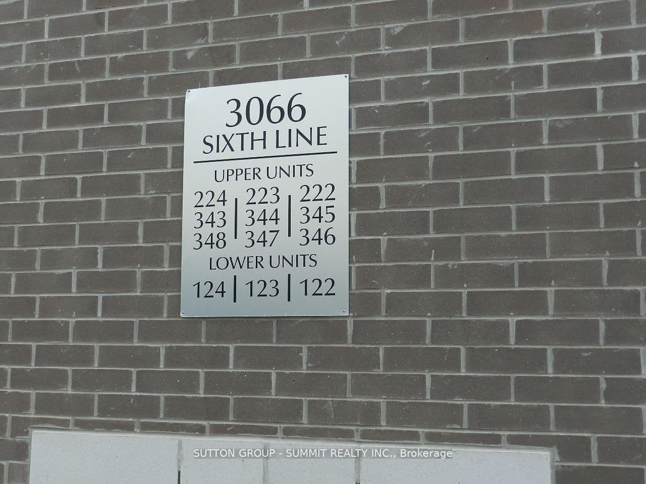 3066 Sixth Line, Unit 344