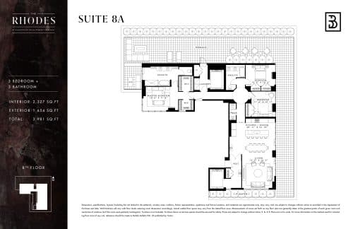 Suite 8A floor plan