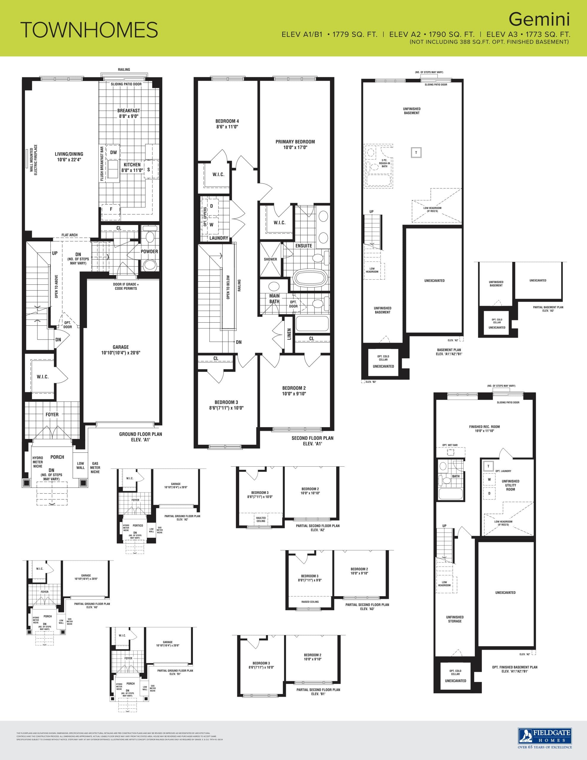 Gemini Floor Plan at Dreamscape - 1779 sq.ft