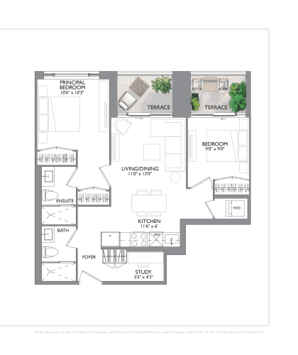 The Emerald floor plan