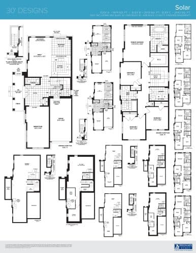 Solar floor plan