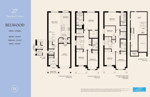 Belwood 27' floor plan