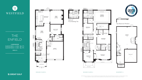 The Enfield (PBR38-76A) floor plan