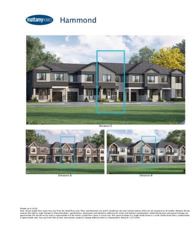Hammond floor plan