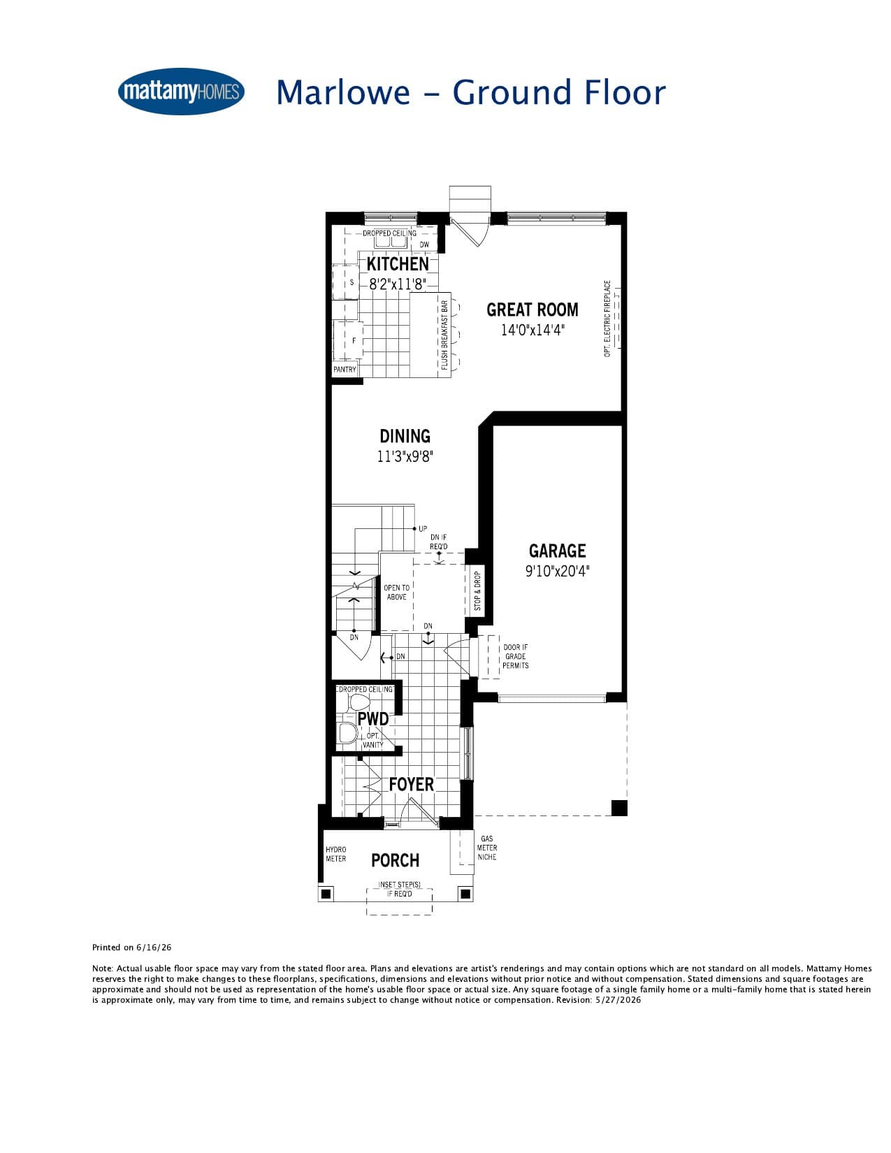 Marlowe Floor Plan at Ashburn Hills Homes - 1814 sq.ft 2