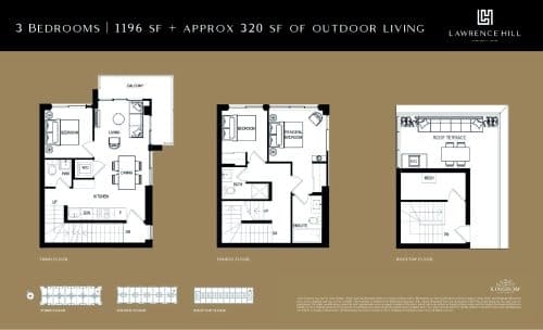 1196 sq ft floor plan