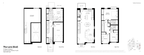 The Lara (End) floor plan