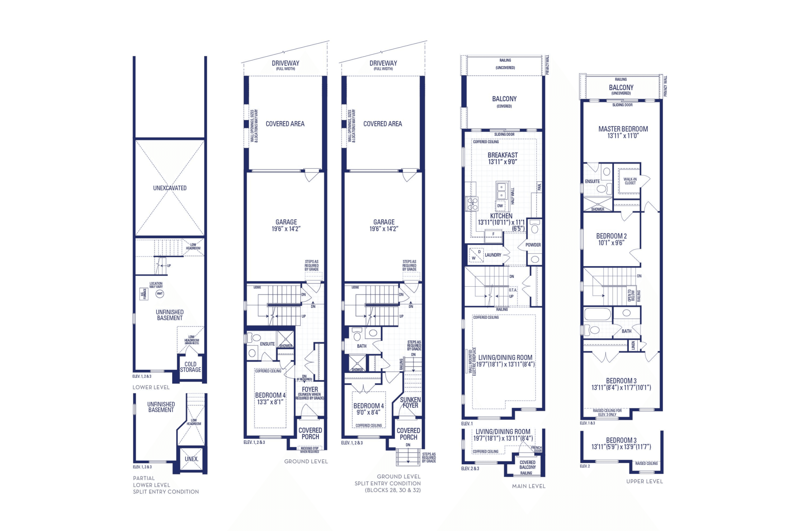 Siena 4E Floor Plan at Unity Towns by Starlane Home Corporation -  sq.ft