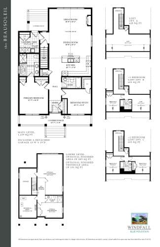Lot 22 — Beausoleil with Loft floor plan