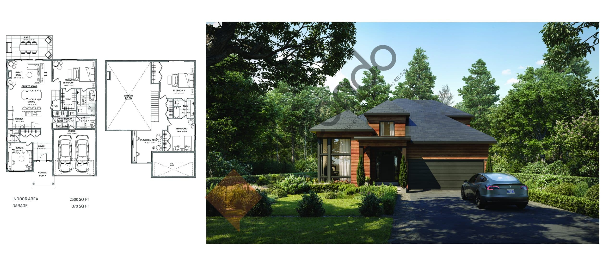 C1 Floor Plan at Muskoka Bay Resort The Residences II Condos - 2500 sq.ft