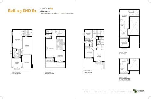 B2B-03 End B1 floor plan