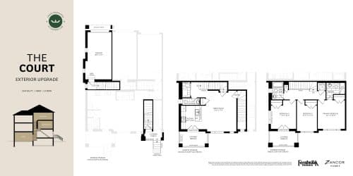 The Court (Exterior Upgrade) - Fernbrook Homes floor plan