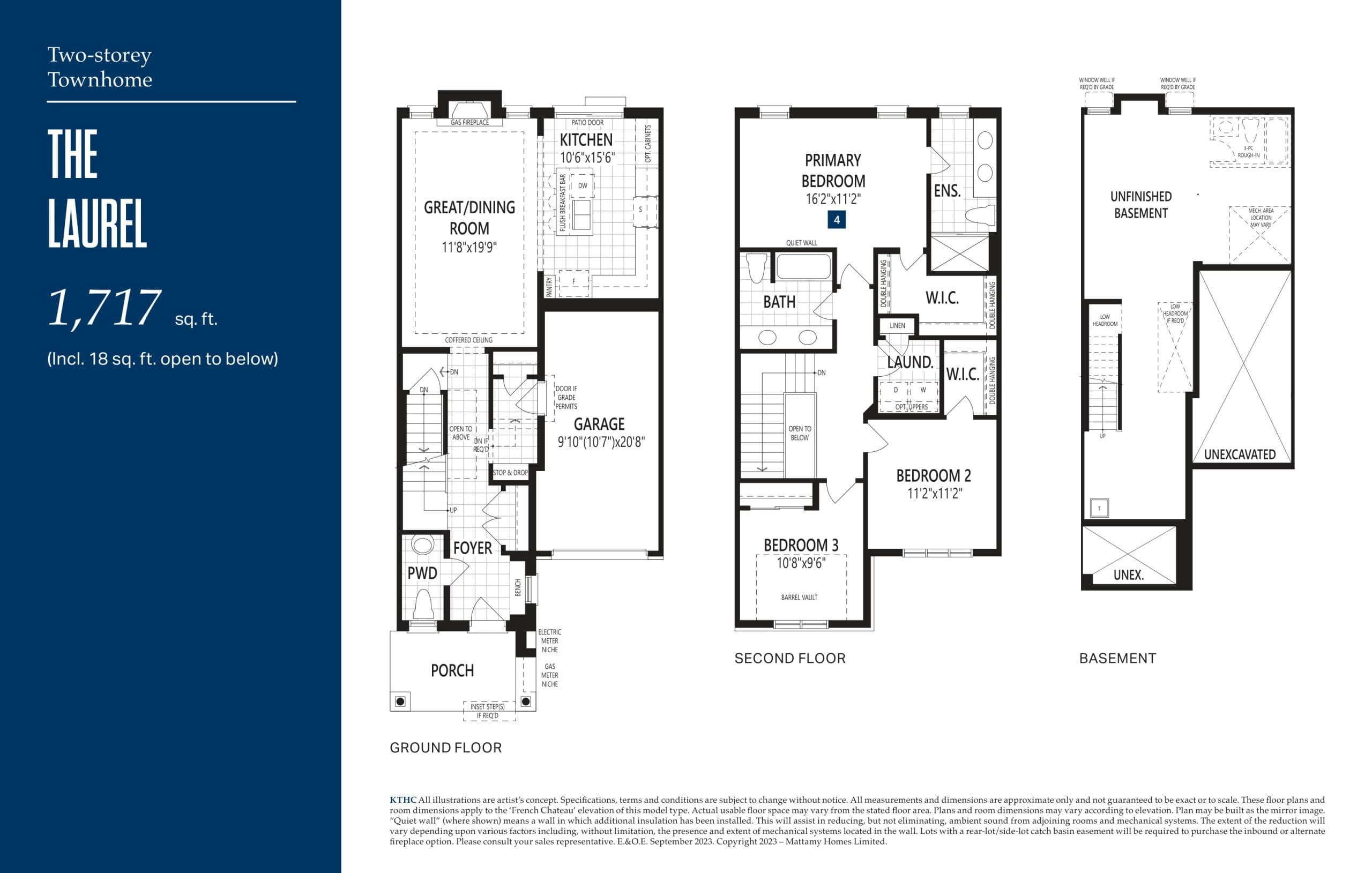 The Laurel Floor Plan at Soleil Condos 2 - 1717 sq.ft
