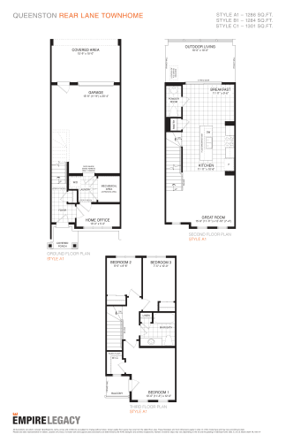 Queenston floor plan