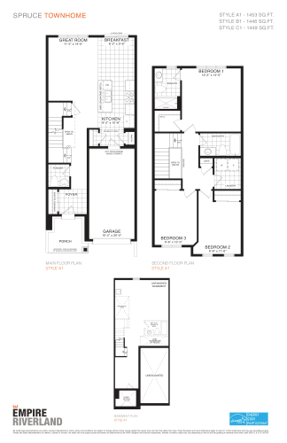 Spruce (20' Towns) floor plan
