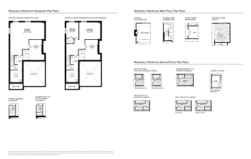 36' Waverley 4BD - Optional Plans floor plan