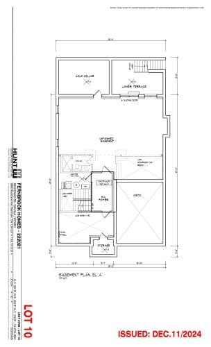 Unit 4706 - Lot 10 (Basement) Elev. A floor plan