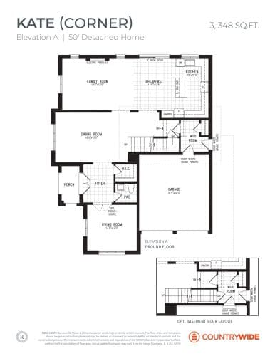 Kate (Corner) - Elevation A floor plan