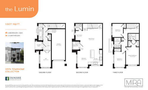 The Lumin TH-5 (Vista Collection) floor plan