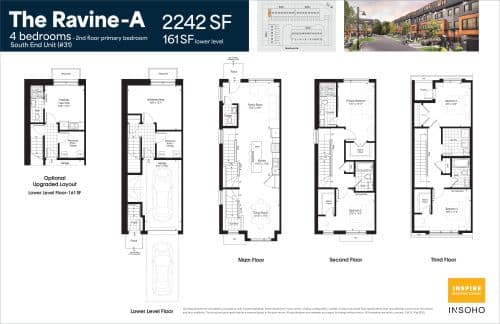 The Ravine-A South End Unit floor plan