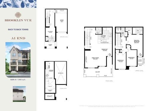 A1 End (Condominium) floor plan