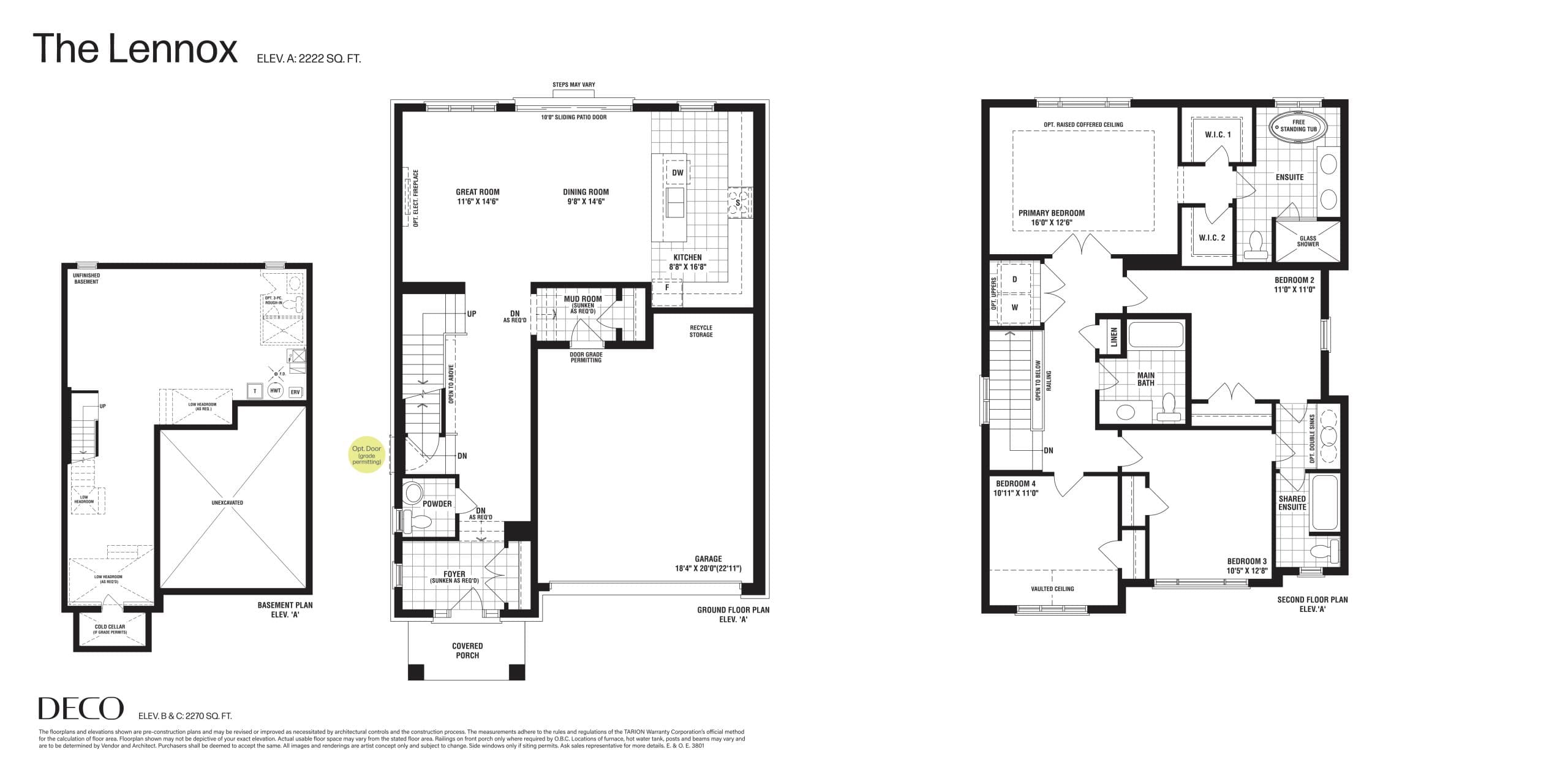 The Lennox Floor Plan at SouthCal by DECO Homes - 2222 sq.ft