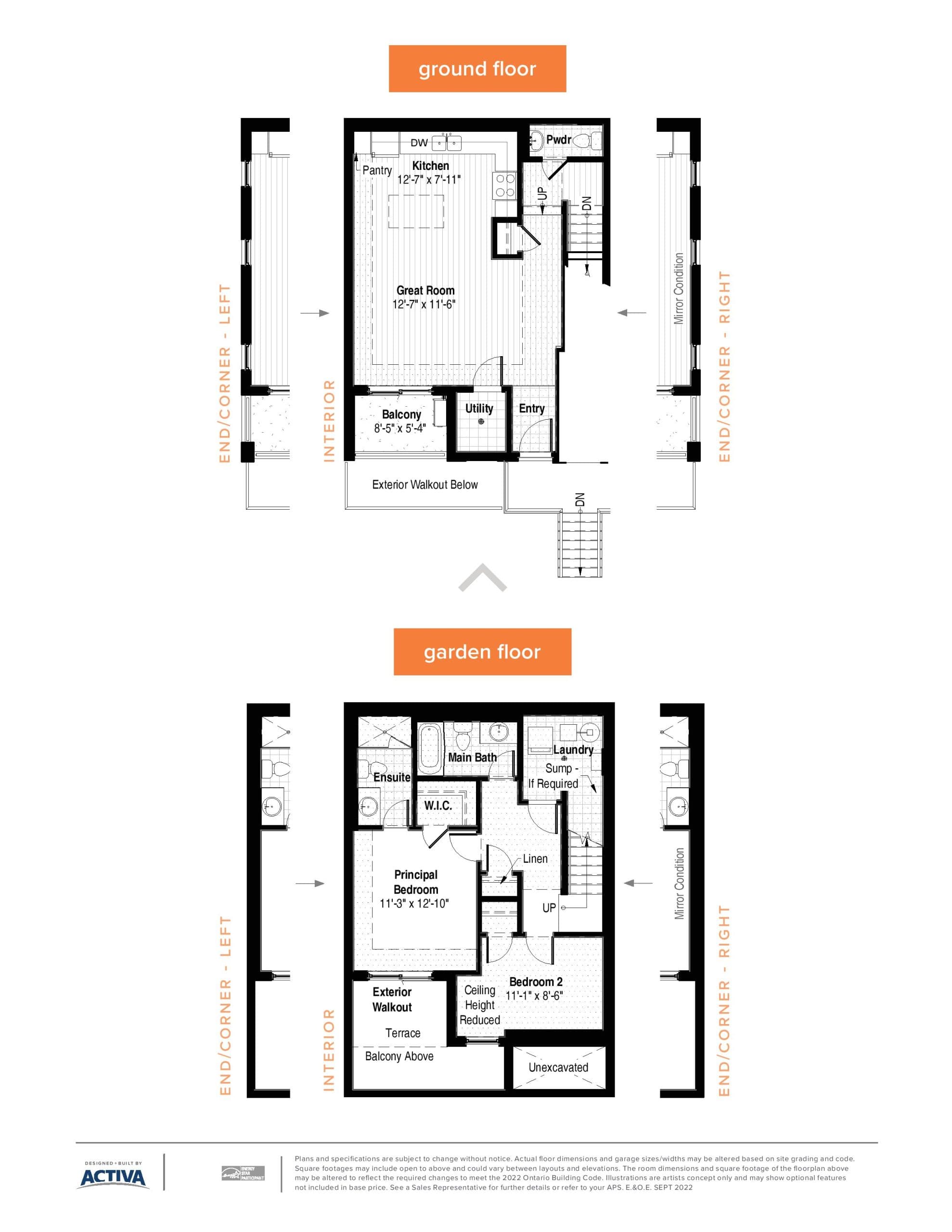 The Isla Floor Plan at Trussler West by Activa Group - 1303 sq.ft