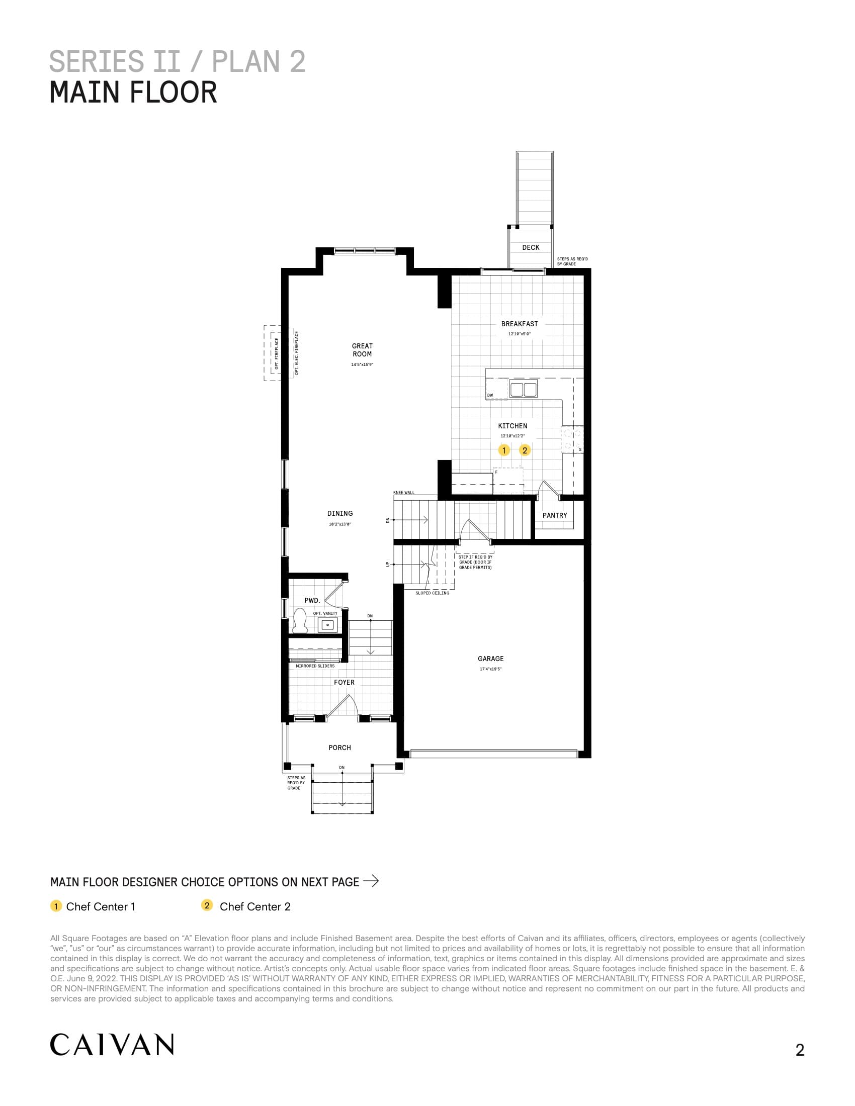 Series II / Plan 2 Floor Plan at Fox Run Homes - 2946 sq.ft