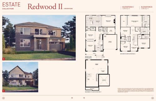 Redwood II (4 Bed) (Estate Collection) floor plan