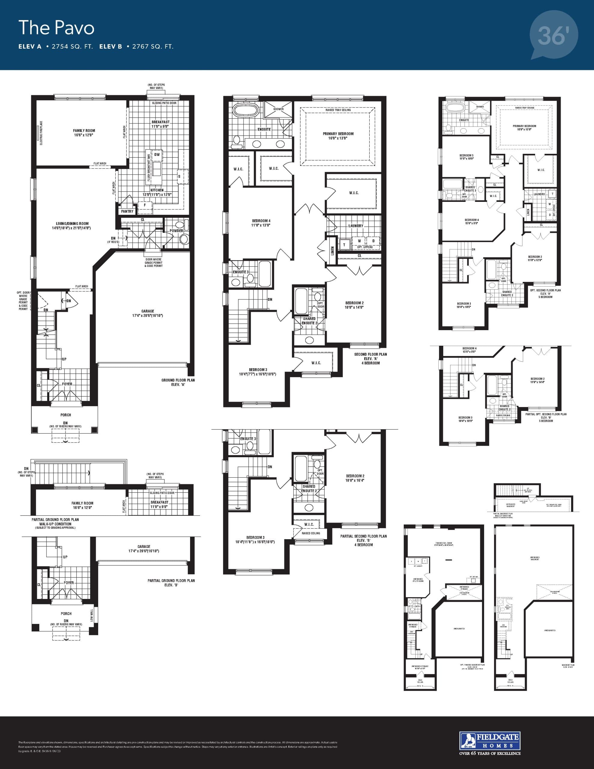 The Pavo Floor Plan at Seatonville by Fieldgate Homes - 2767 sq.ft