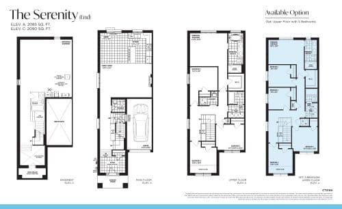 The Serenity (End) (Classic Towns) floor plan