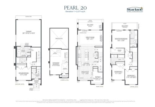 Pearl 20 Elevation 1 floor plan