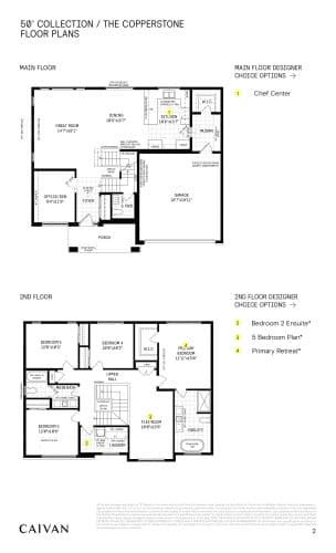 The Copperstone (50' Collection) floor plan