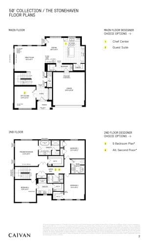 The Stonehaven (50' Collection) floor plan