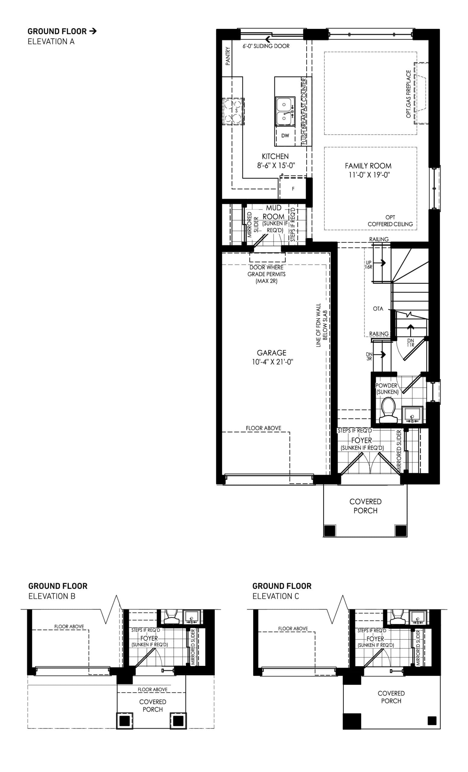 Indigo Floor Plan at Midhurst Valley Phase 2 by Geranium - 1488 sq.ft