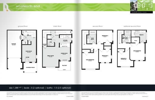 Woolworth End floor plan