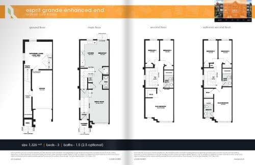 Espirit Grande Enhanced End floor plan