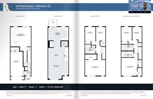 Whitehaven Interior f2 (Unit 3 & 6) floor plan